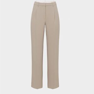 Aritzia The Effortless Pant - Crepette | Nomad Taupe trouser | sz 8 Tall | NWT